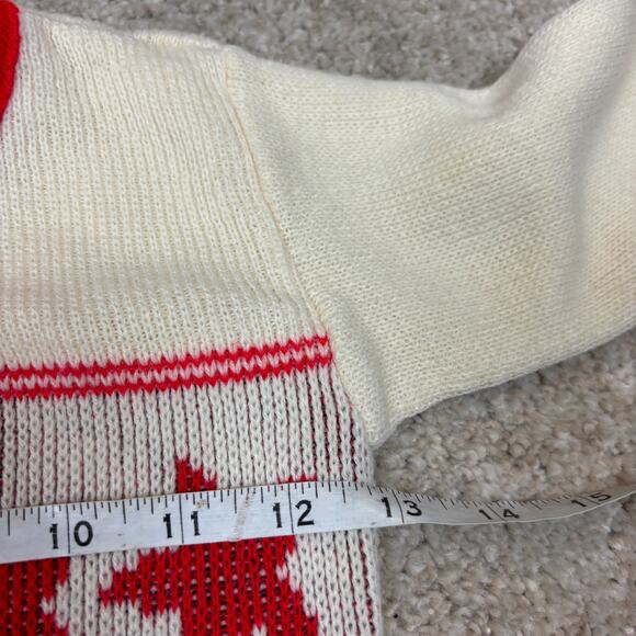 Vintage Walt Disney Cliff Engle Mickey Mouse Stars Sweater Kid's 7 - Picture 5 of 9